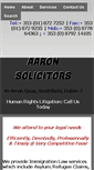 Mobile Screenshot of aaronsolicitors.com